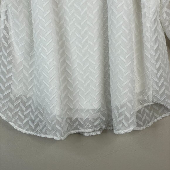 Roz & Ali Top Womens XLarge Beachy Coastal Swing Pullover Vacation Travel Tunic - Picture 15 of 15